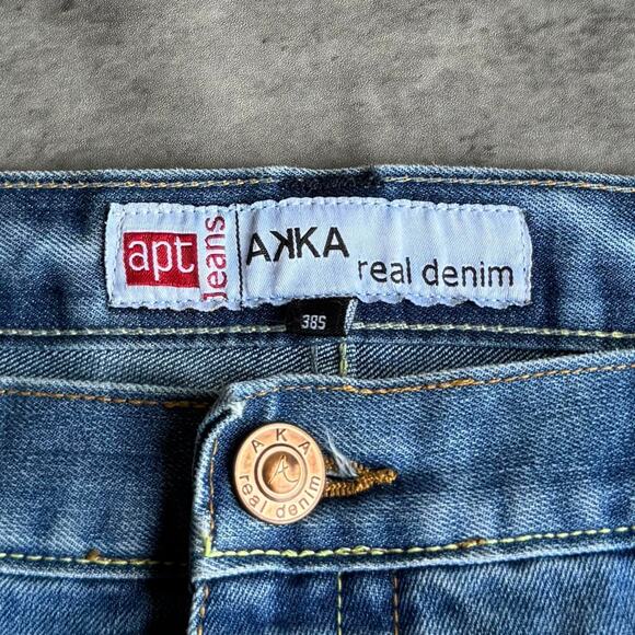 Vintage Y2K Baggy Wide Leg Skater Grunge Cyber Tech Streetwear Denim Jeans - Picture 5 of 5